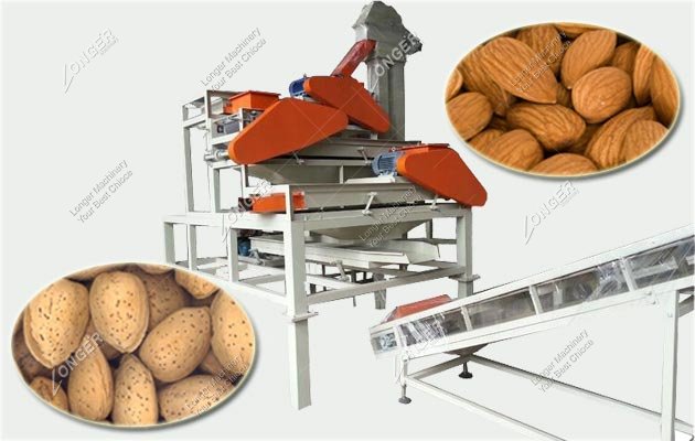 Three-Stage Almond Sheller Machine