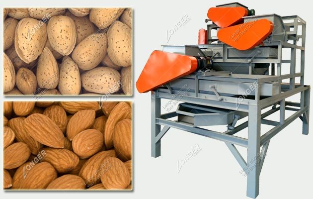 1000 kg hr Automatic Almond Cracking Shelling Machine in China