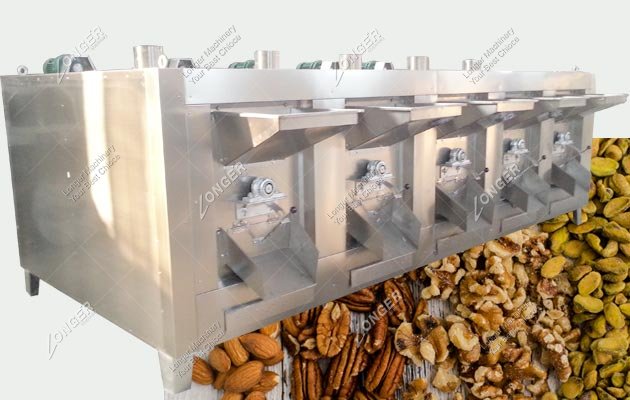 500 KG Almond Nut Roasting Machine Drum Type