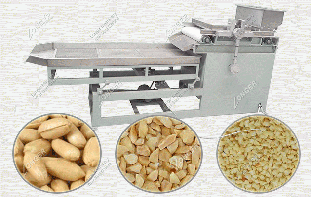 2-10 mm Peanut Particle Cutting Machine Price Stainless Steel
