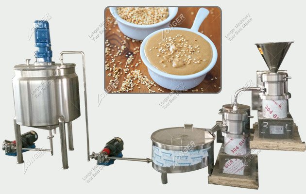 100 to 200 KG Small Capacity Sesame Paste Production Line