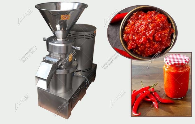 Commercial Fresh Chili Sauce Grinder Machine LGJMS-130