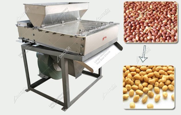 Electric Groundnut Skin Remover Machine Price 96% Peeling Rate