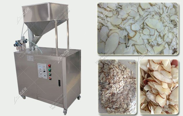 Industrial Nuts Slicing Tropical Almond Pistachio Cutting Machine