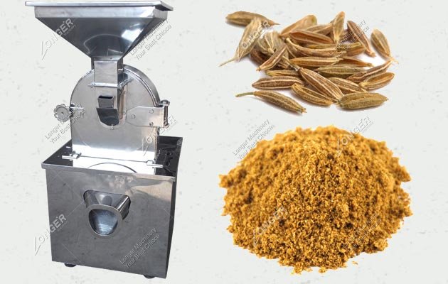 SS304 Cumin Seeds Grinding and Powder Making Machine