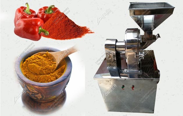 Paprika Making Milling Machine|Curry Powder Grinder Stainless Steel