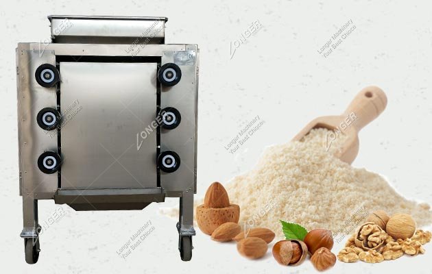 Roller Type Almond Walnut Powder Milling Machine Stainless Steel