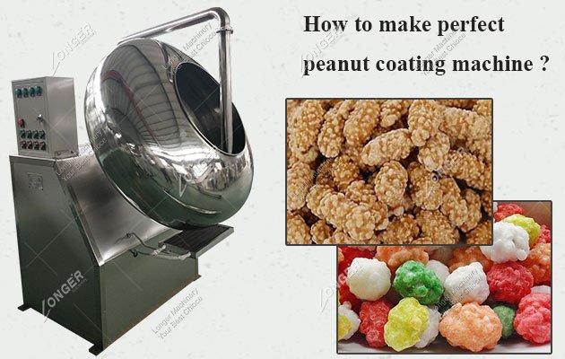 How to make portable peanut coating machine