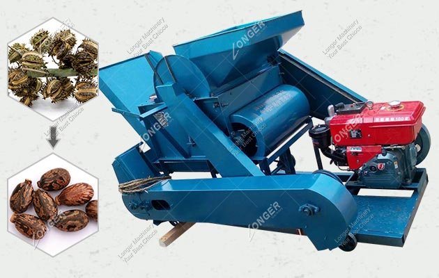 2.2KW 380V Castor Seed Bean Shelling Machine Supplier