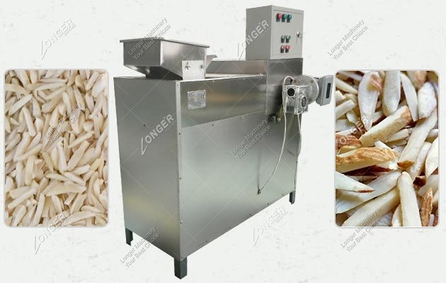 stainless steel flaked almonds cutting machine