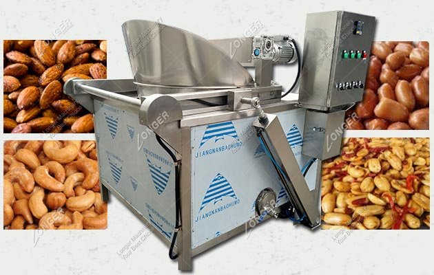 Fully Automatic Cashew Almond Nut Frying Machine Price