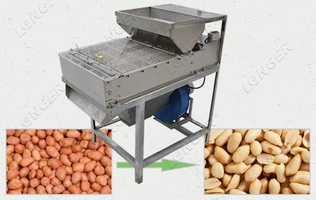 200 KG / H Automatic Peanut Blanching Machine India