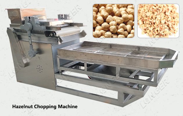 Roasted Hazelnut Chopping Cutting Machine Industrial Use
