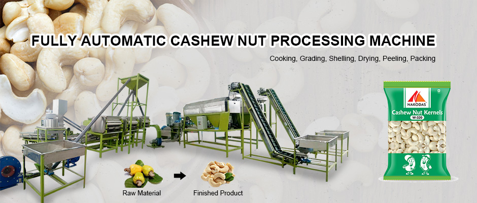 Cashew Nut Shelling and Processing Machine