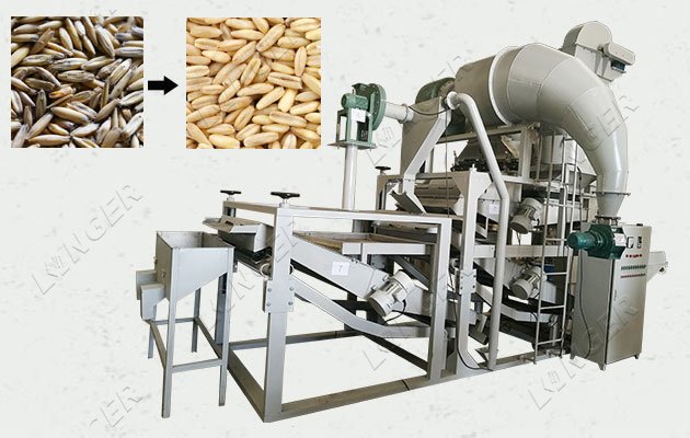 1 T Automatic Oat Hulling Dehuller Machine for Sale
