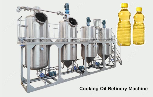 small cooking oil refinery machine in China