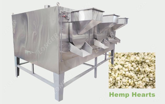 Electric Hemp Hearts Roaster Machine in China