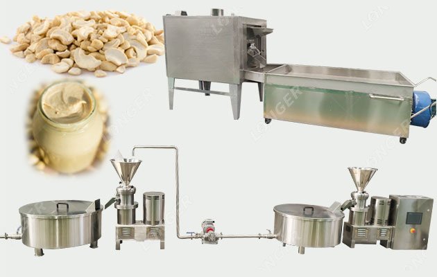 Small Output Cashew Butter Making Machine Production Line
