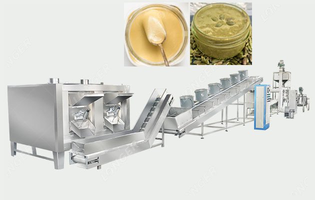  Automatic pumpkin seed butter production line 