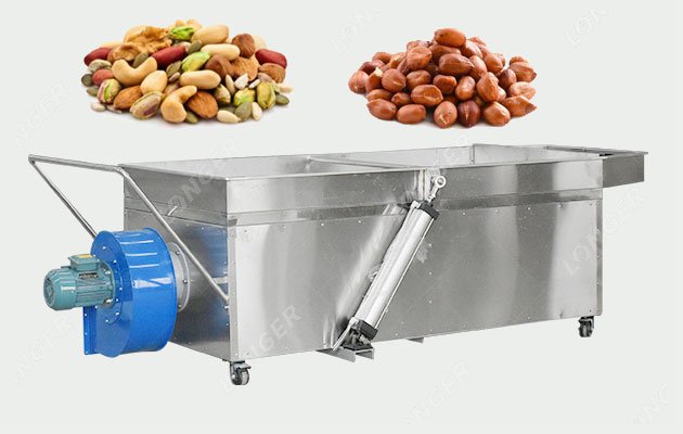 Roasted Peanut Nuts Cooling Machine Batch Type