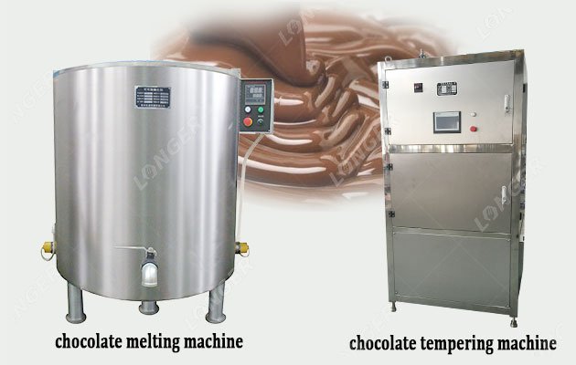 Industrial Chocolate Melting and Tempering Machine 250-500 kg/h