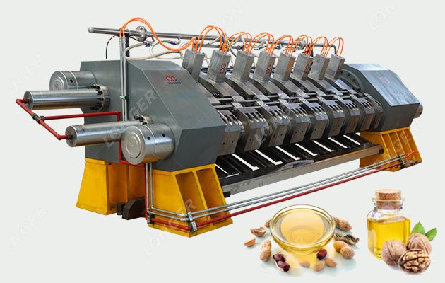 Automatic Peanut Walnut Oil Press Machine 8 Cylinders