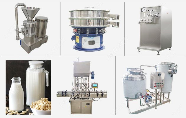 Automatic Cashew Nut Milk Making Processing Line in China Price