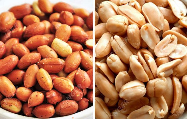 Peanut Roasting Process in Factory
