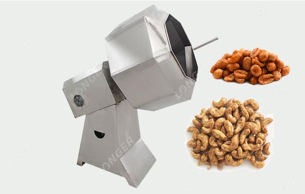 Octagonal Cashew Snack Flavouring Machine Manufactuer