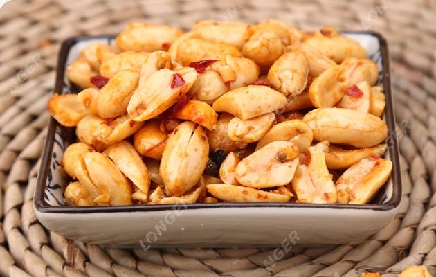 What is the Process of Spicy Peanut Processing?