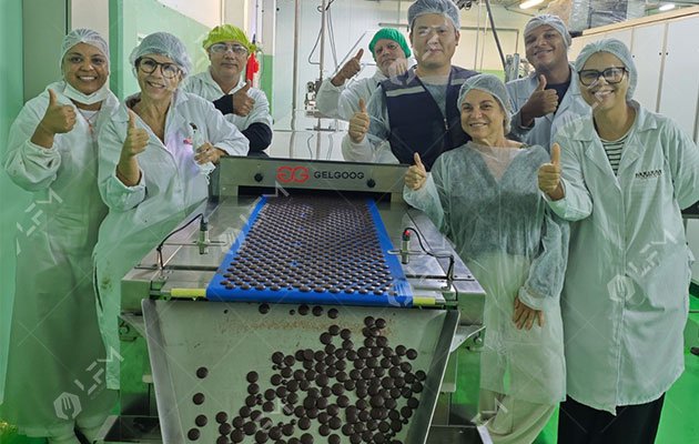 Chocolate Drop Production Line in Brazil