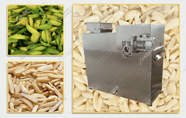 Peanut Pistachio Strips Cutting Machine