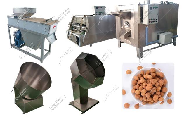 Coated Peanuts Processing Technology