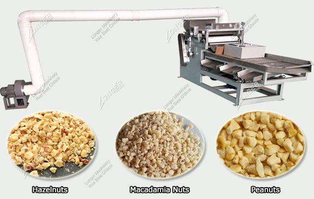 Nut Kernel Crusher with Fan