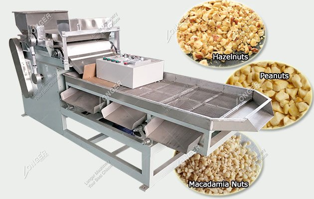 LG-ZQ10A Hazelnut Nuts Kernel Crusher Machine With Fan