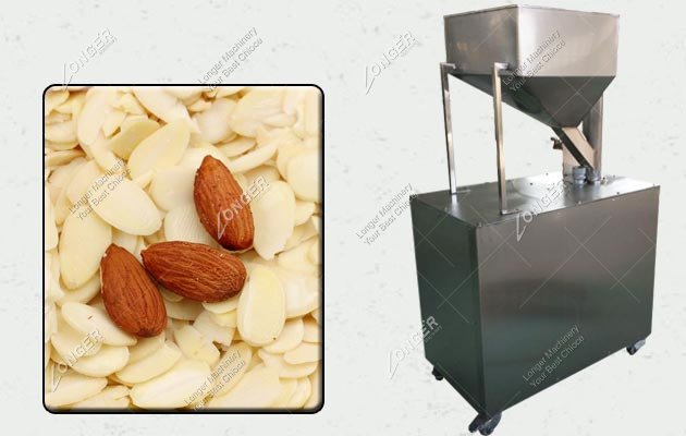 100-200kg/H Raw Peanut Almond Slicer Almond Slicing Machine for