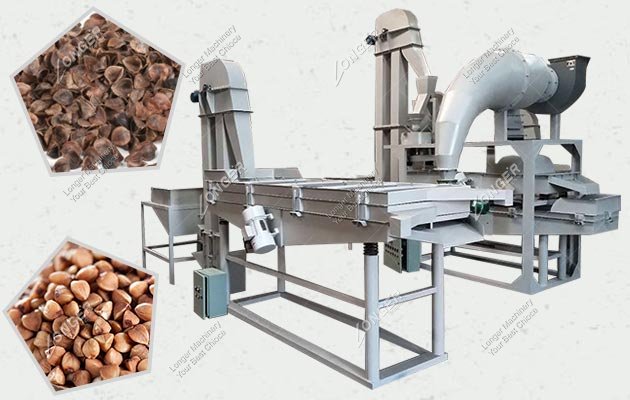 Commercial Buckwheat Shelling Line in China