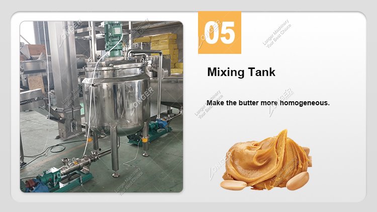 Groundnut Paste Mixing Tank Stainless Steel