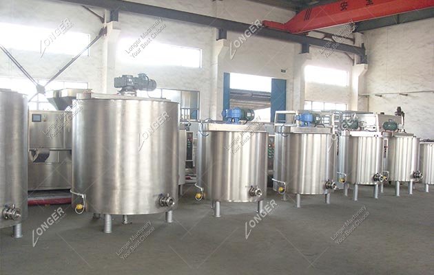 Stainless Steel Chocolate Storage Tank in China