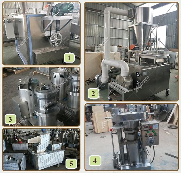 100 kg/h Small Cocoa Powder Making Machines