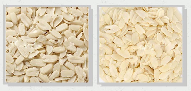 Peanut Slices Made by Cutting Machine