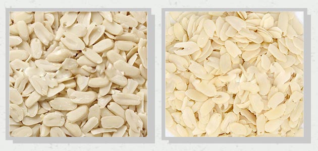 Peanut Slices Made by Cutting Machine