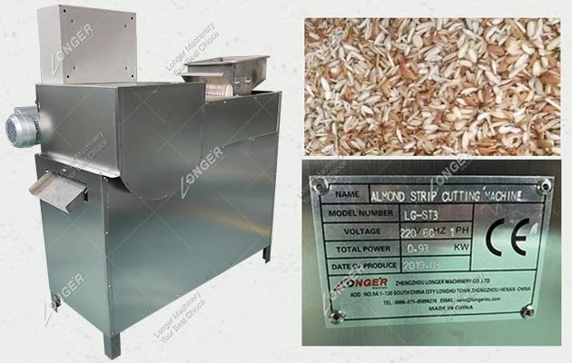 Commercial Almond Badam Strips Cutting Machine