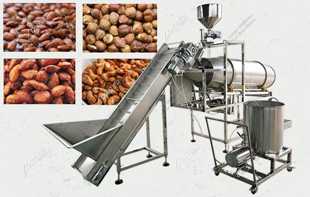 Pecan Nut Seasoning Machine Manufacturer