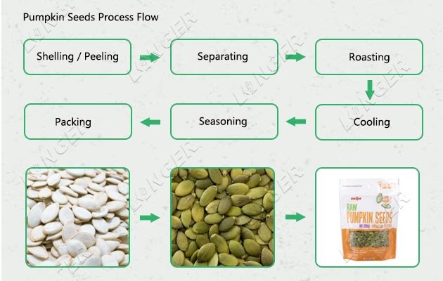 Fully Automatic Pumpkin Seeds Process Flow