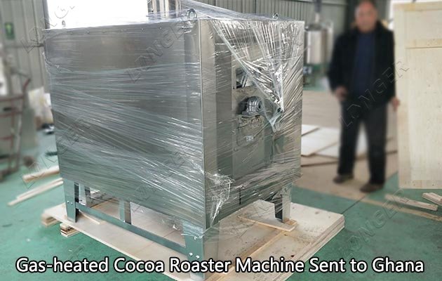 Cocoa Roaster Machine Sent to Ghana