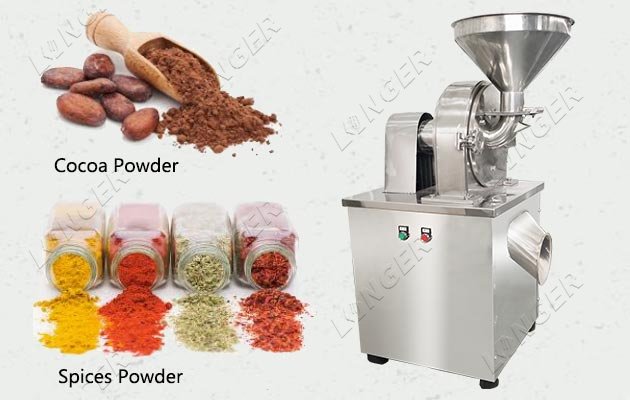 Industrial Use Cocoa Powder Grinding Machine