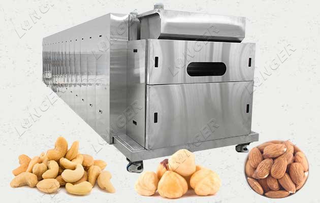 Continuous Roasting Machine for Nuts