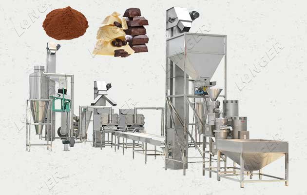 Small Scale Cocoa Bean Processing Equipment High Quality