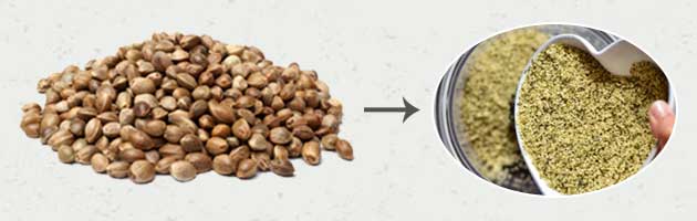 Manually Hemp Seeds Separating Press